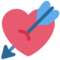 Heart With Arrow emoji on Twitter